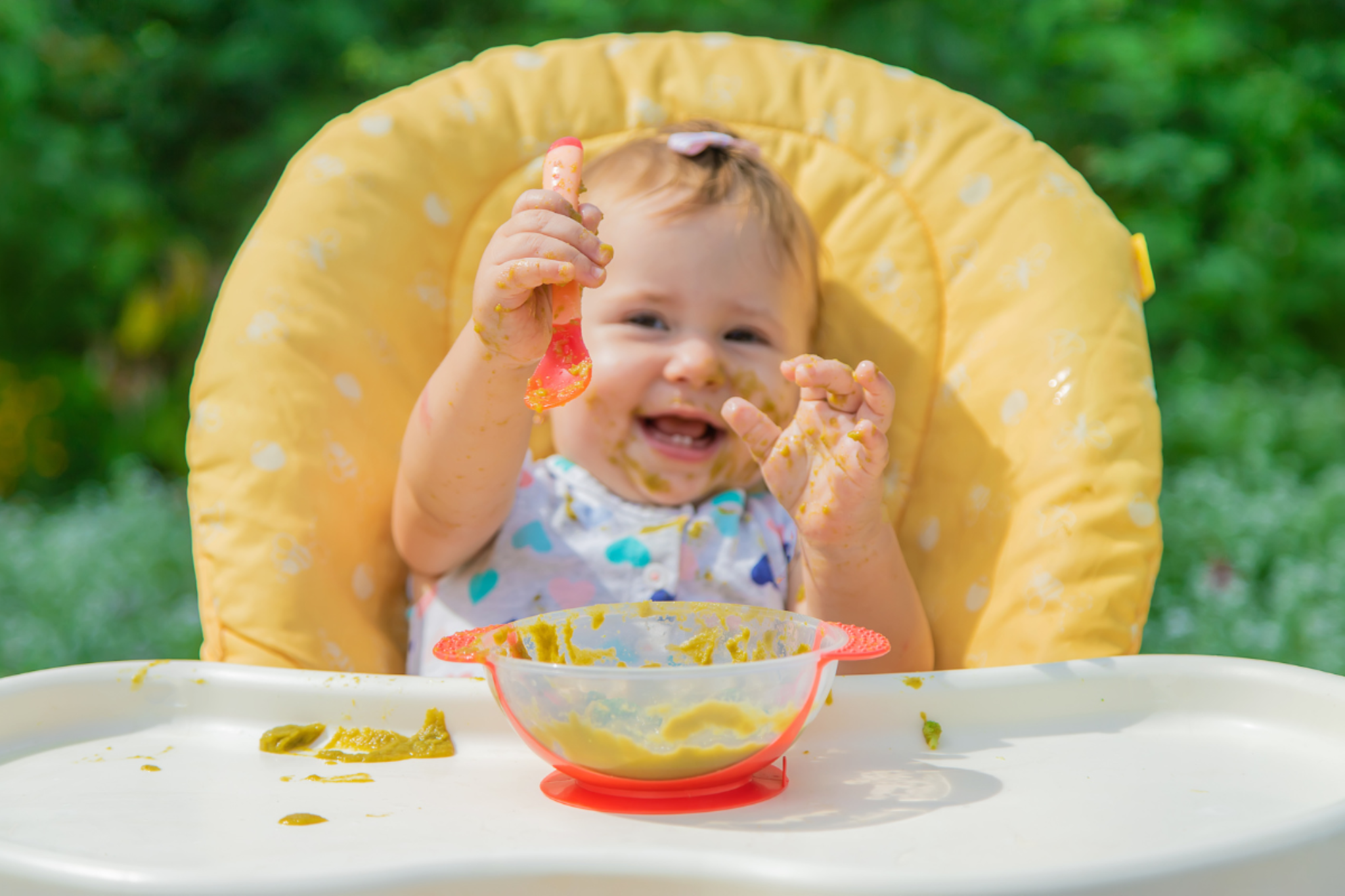 Bebê se alimentando
